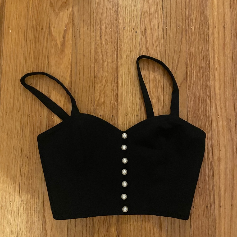Boutique Pearl Crop Top